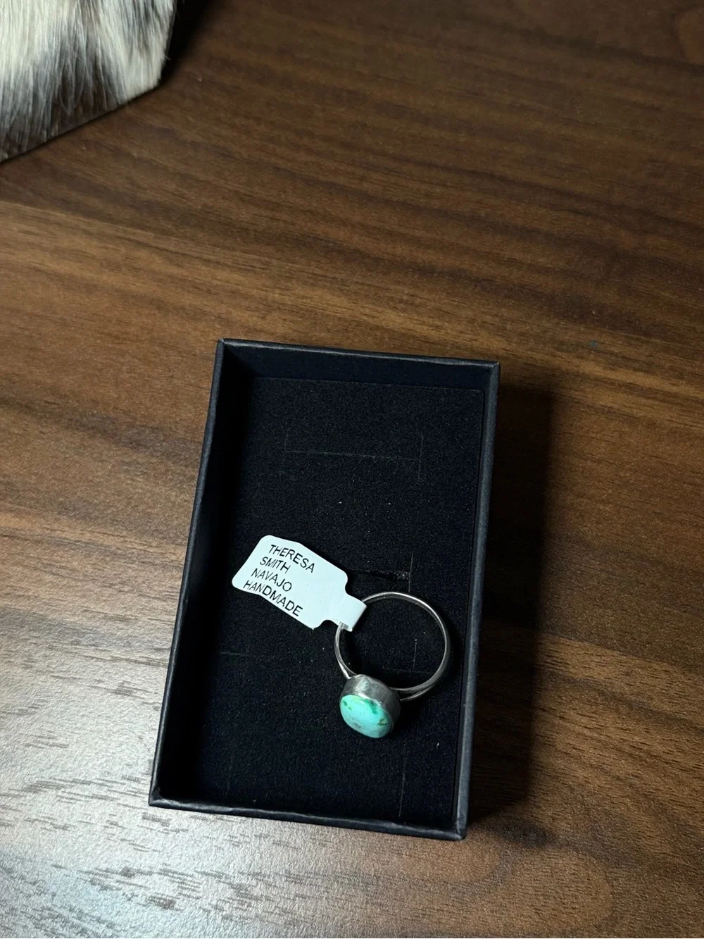 THERESA SMITH NAVAJO HANDMADE RING size 7